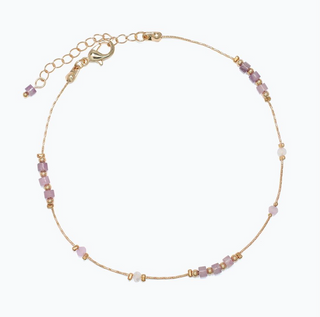 Periwinkle Lilac Beads Anket