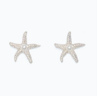 Cuties Starfish with Pearl Earrings