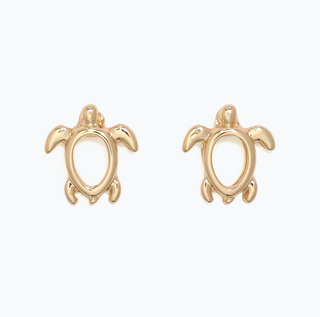 Cuties Delicate Open Turtle Earrings