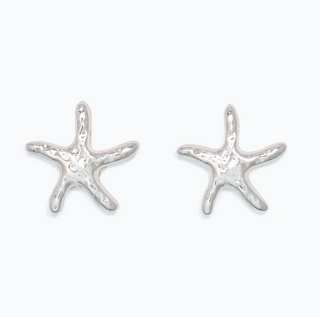 Cuties Hammered Starfish Earrings