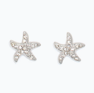 Cuties Starfish with Crystals Earrings