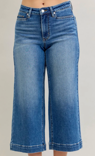 Judy Blue MR Wide Crop Vintage