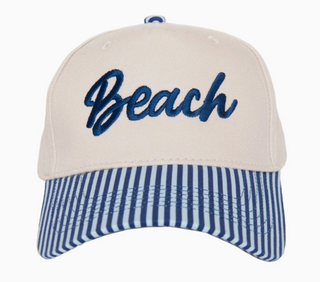 Beach Cursive Two-Toned Trucker Hat