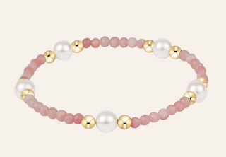 Enewton Purpose Pearl 6mm Gem Bracelet - Pink Opal