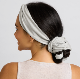 KITSCH Set & Flow Heatless Curling Headband - Heather Gray