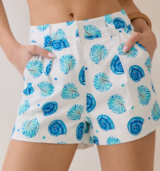 Nautilus Shell Tailored Shorts