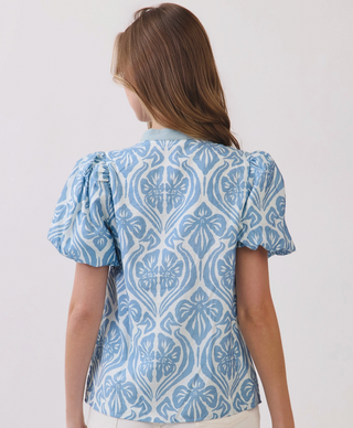 Floral Split Blouse