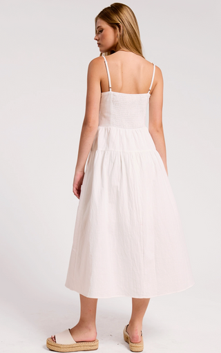 Marine Shell Midi Dress