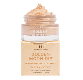 Farmhouse Fresh Mini Golden Moon Dip® Iridescent Facial Mousse .5 oz