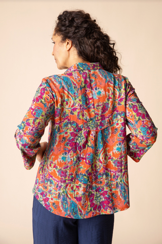 Habitat Destination Unknown Floral Pleat Back Jacket