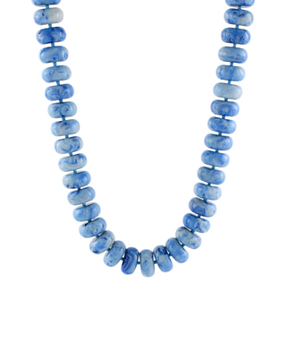 Oval Beaded Stone Necklace