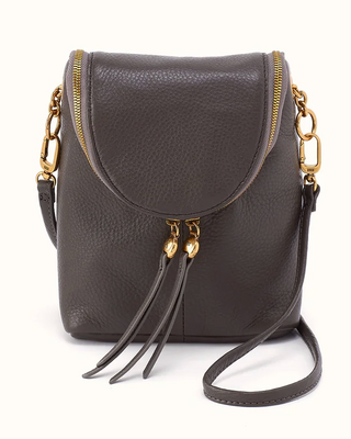 Hobo Fern Duo Crossbody In Pebbled Leather