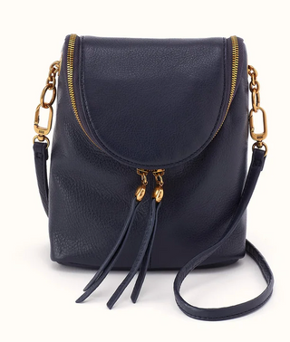 Hobo Fern Duo Crossbody In Pebbled Leather