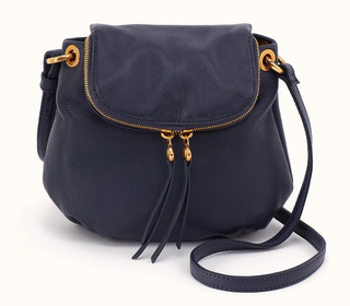 Hobo Fern Zip-Flap Crossbody In Pebbled Leather