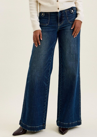 Judy Blue High Waist Lux Retro Wide Leg Jean