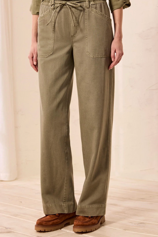 Tribal Audrey Flowy Wide Leg Pull-on Pants
