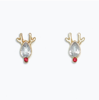 Cuties Crystal Rudolph Earrings