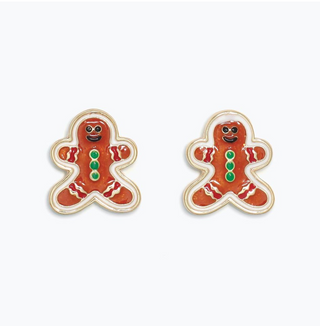 Cuties Cute Gingerbread Man Earrings