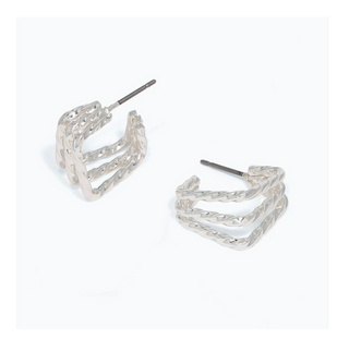 Twisted Square Hoops