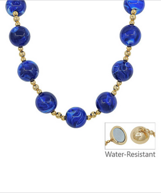 Round Stone Chunky Necklace