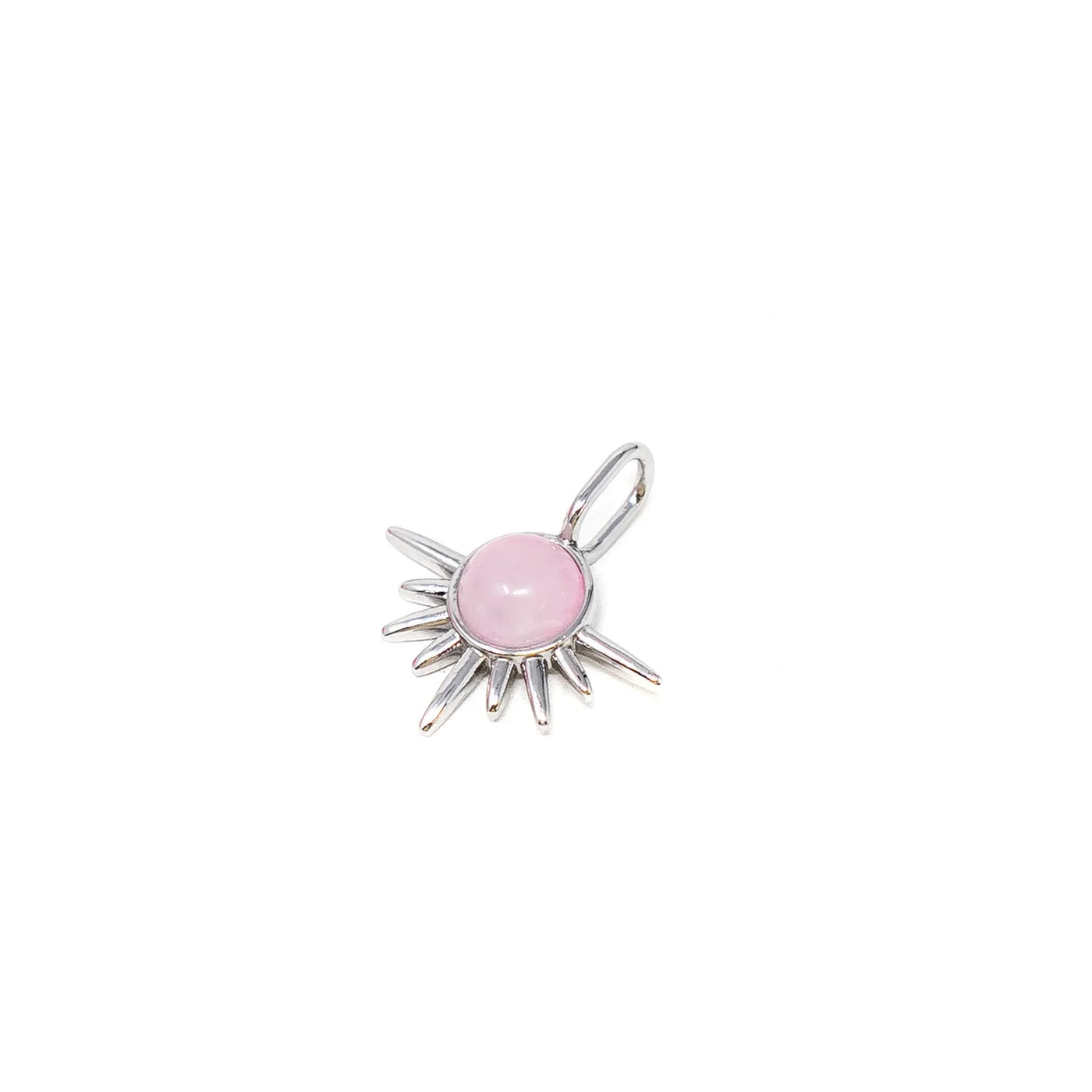 Silver/Pink Opal Solstice Charm