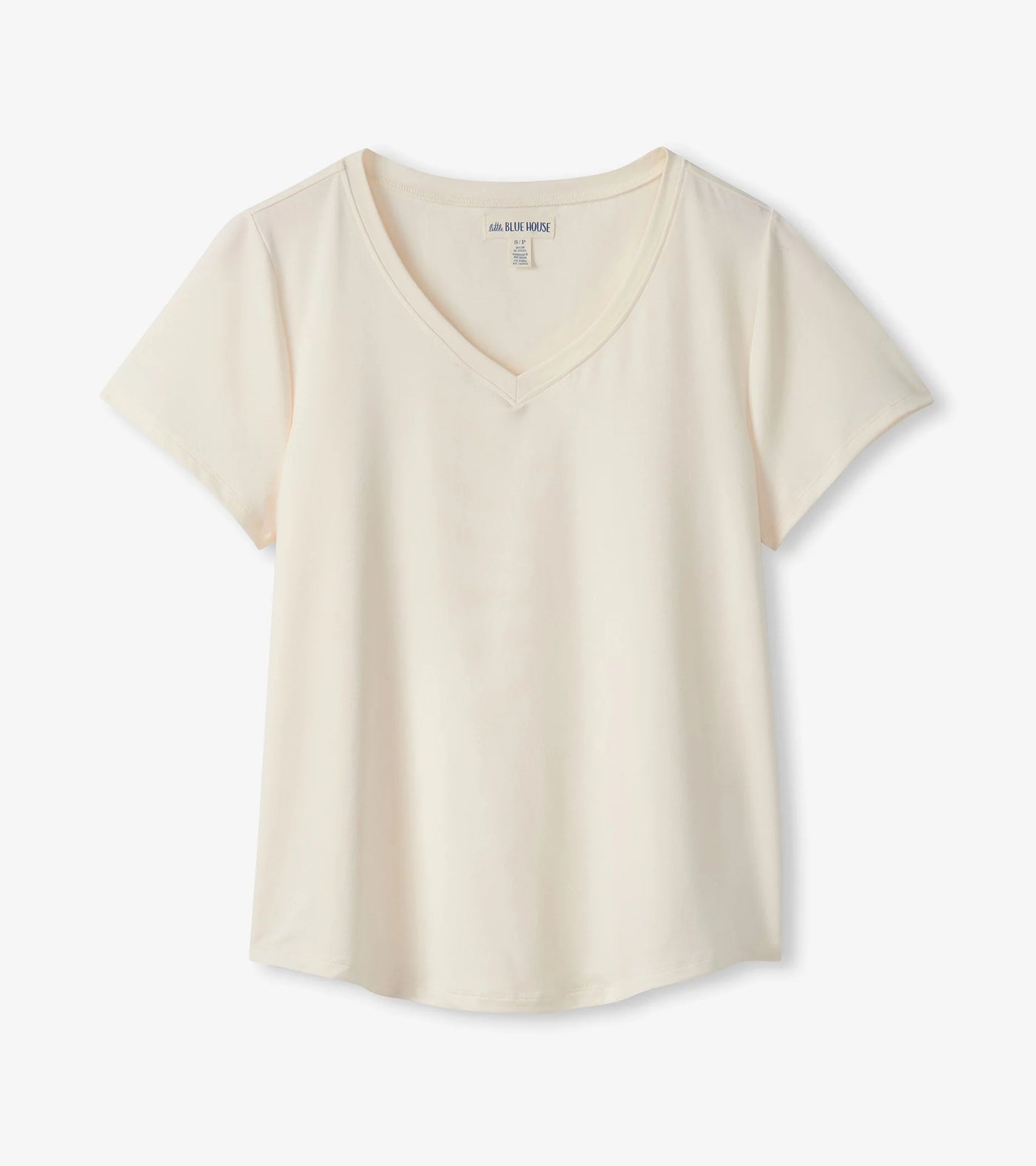 Capelton Road PJ V-Neck Cream T-Shirt In a Bag
