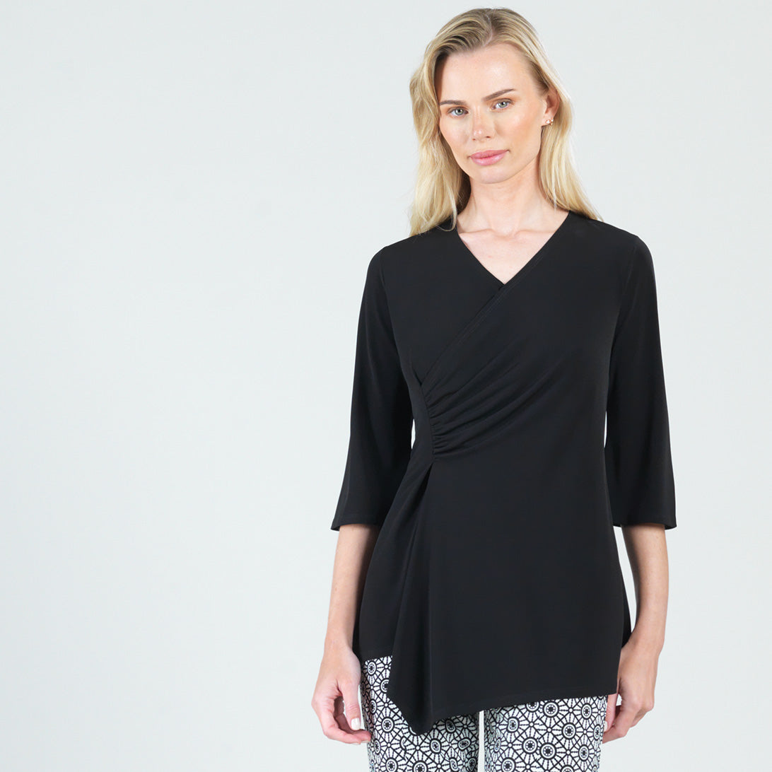 Clara Sun Woo Side Gathered Drape Tunic