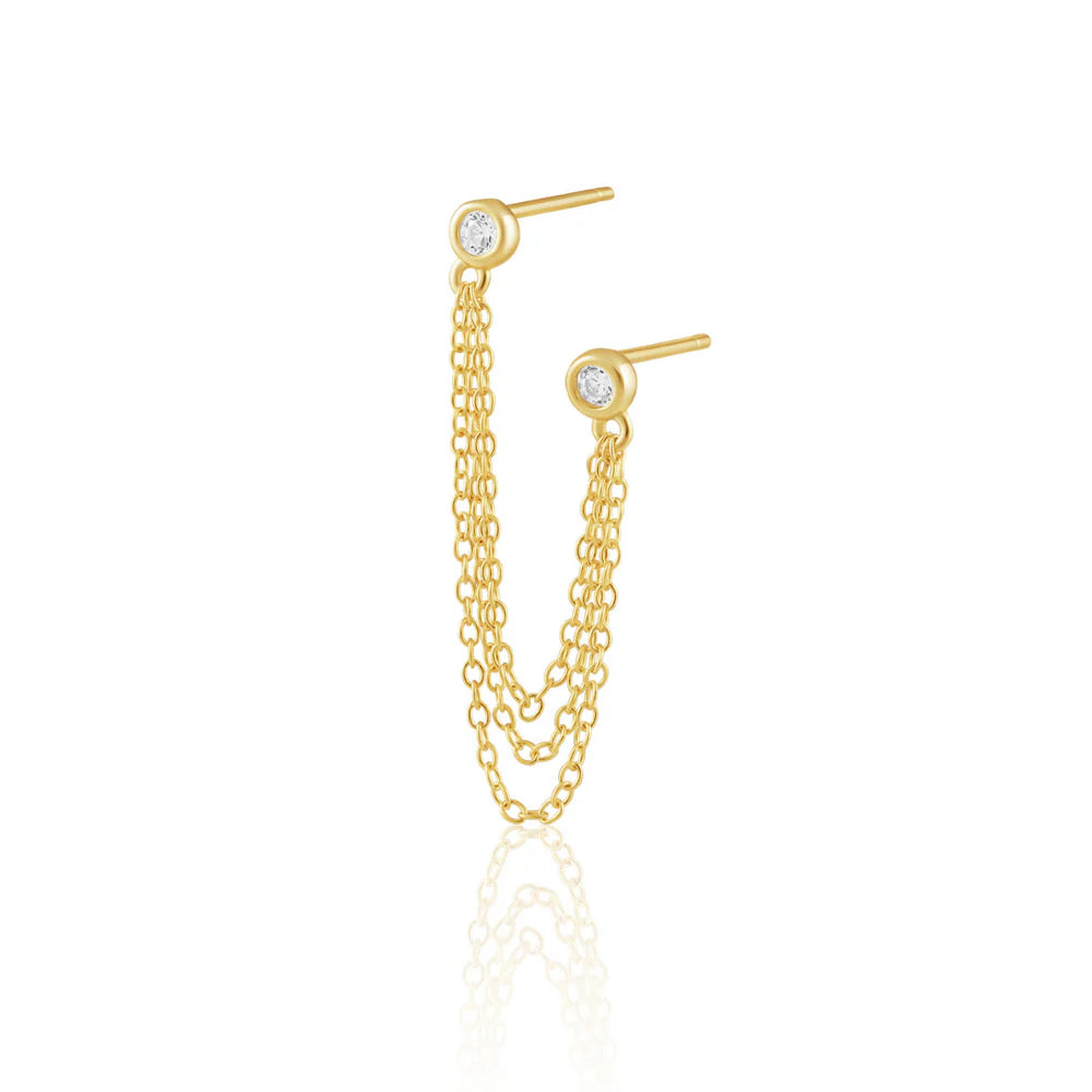 Sahira Leticia Double Stud Earring
