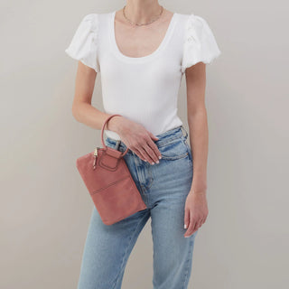 Hobo Sable Clutch - Rose