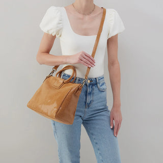 Hobo Sheila Medium - Cedar Crackle Print
