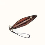 Hobo Jett Wristlet In Polished Leather
