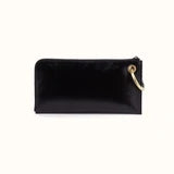 Hobo Jett Wristlet In Polished Leather