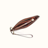 Hobo Jett Wristlet In Polished Leather