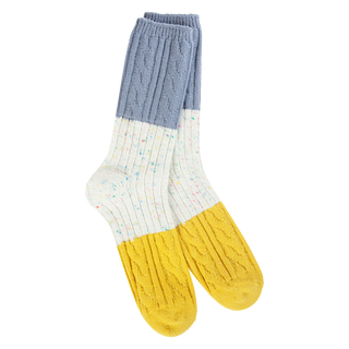 Worlds Softest Weekend Confetti Cable Crew Sock