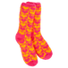 Pink and Orange Checkered Heart