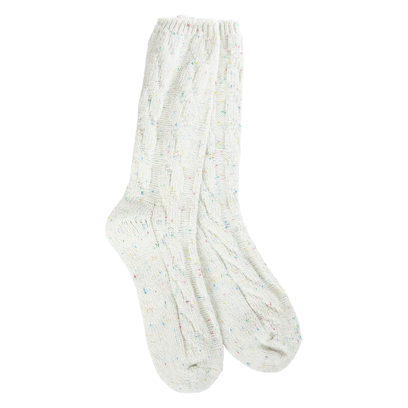 Worlds Softest Weekend Ragg Cable Crew Sock