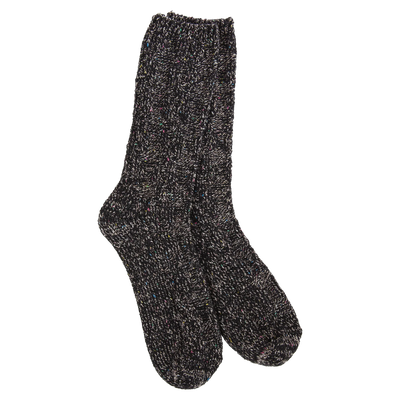 Worlds Softest Weekend Ragg Cable Crew Sock