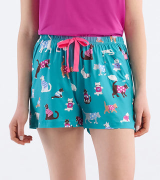 Capelton Road Women's Cute Cats Pajama Shorts