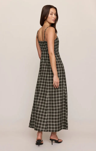 Z Supply Angel Eyes Plaid Maxi Dress