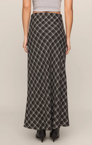 Z Supply Europa Plaid Maxi Skirt
