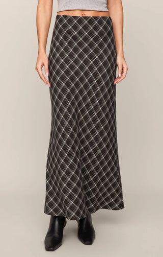 Z Supply Europa Plaid Maxi Skirt