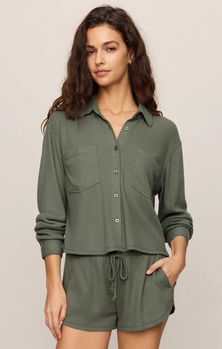 Z Supply Waffle Brushed Thermal Shirt