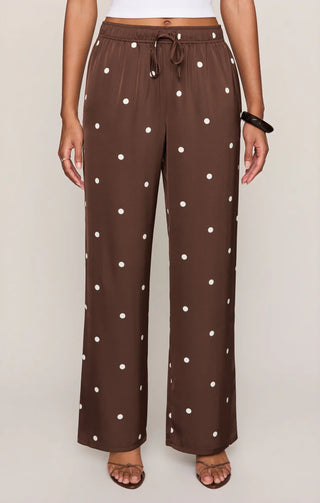Z Supply Lara Satin Dot Pants