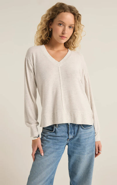 Z Supply Wilder Cloud V-Neck Top