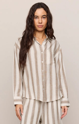 Z Supply The Perfect Striped Button Up