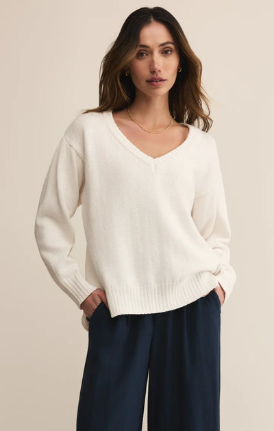 Z Supply All Around V-Neck Sweater
