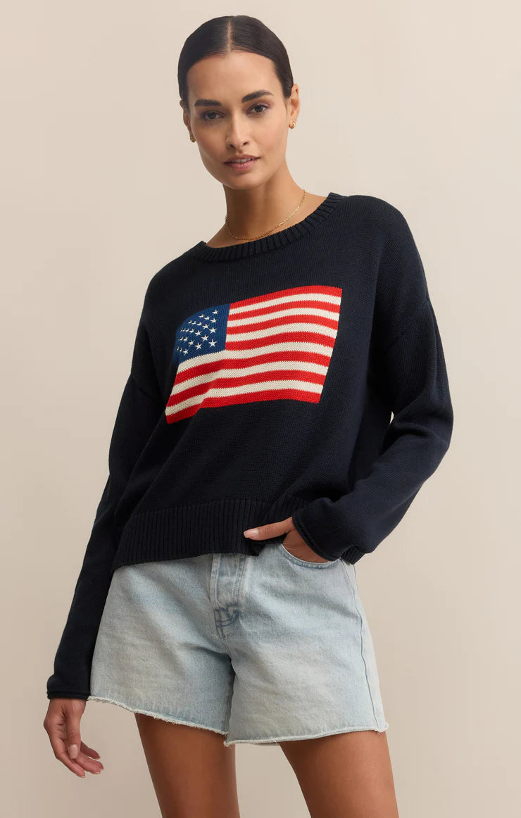 Z Supply Sienna Patriot Sweater