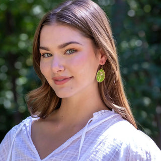 Patina Palm Paradise Earrings