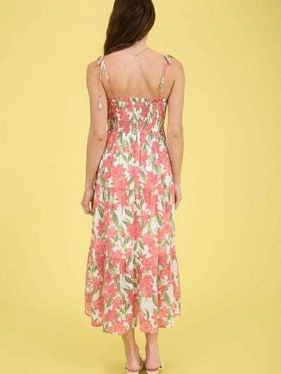 Tabitha Tiered Floral Midi Dress