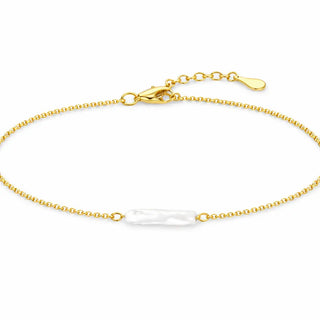 Salty Cali Halo Pearl Bar Bracelet